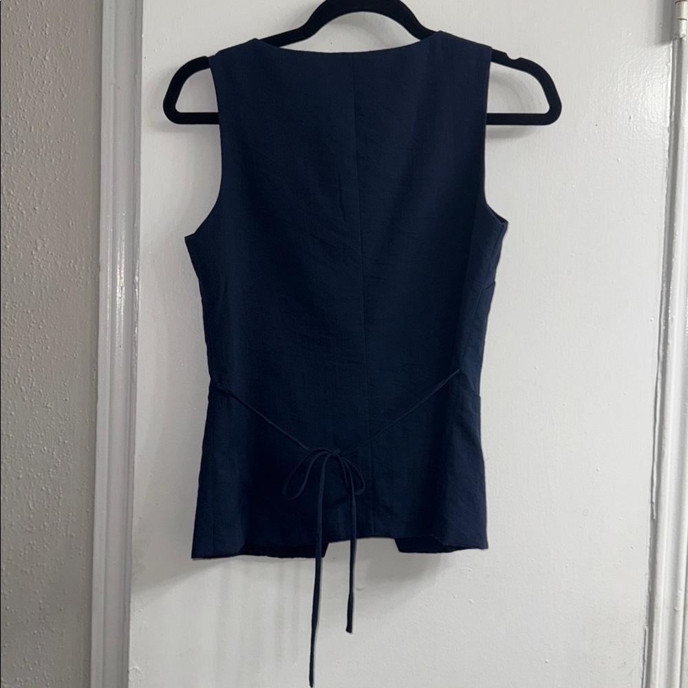 Cider vest WOVEN SQUARE NECK WAISTCOAT size XS - Picture 11 of 12